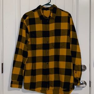 H&M Black/Gold Flannel